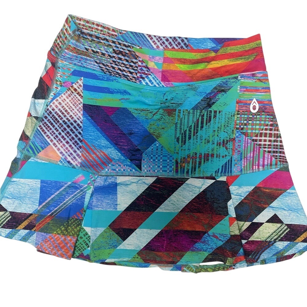 Dona Jo Colorful Geometric Skort Women's 2